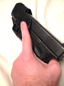 Blackhawk Serpa Holster for Glock: 26, 27, or 33.