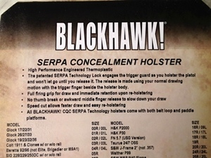 Blackhawk Serpa Sig 228, 229, or 250DC Pistol Holster