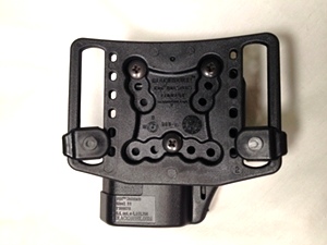 Blackhawk Serpa Holster for Glock: 26, 27, and 33.