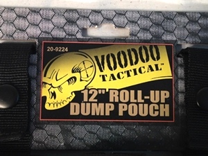 Black Roll Up Dump Bag