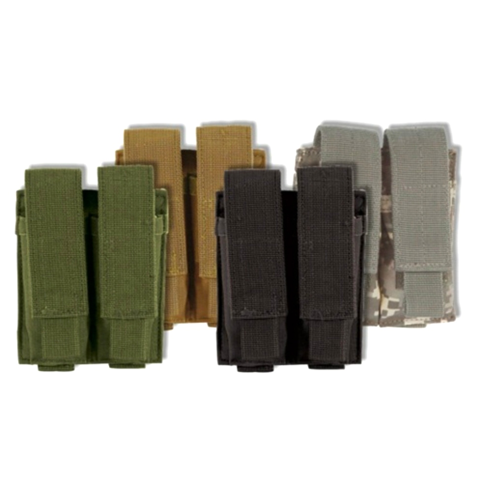 Voodoo Tactical MOLLE Double Pistol Mag Pouch