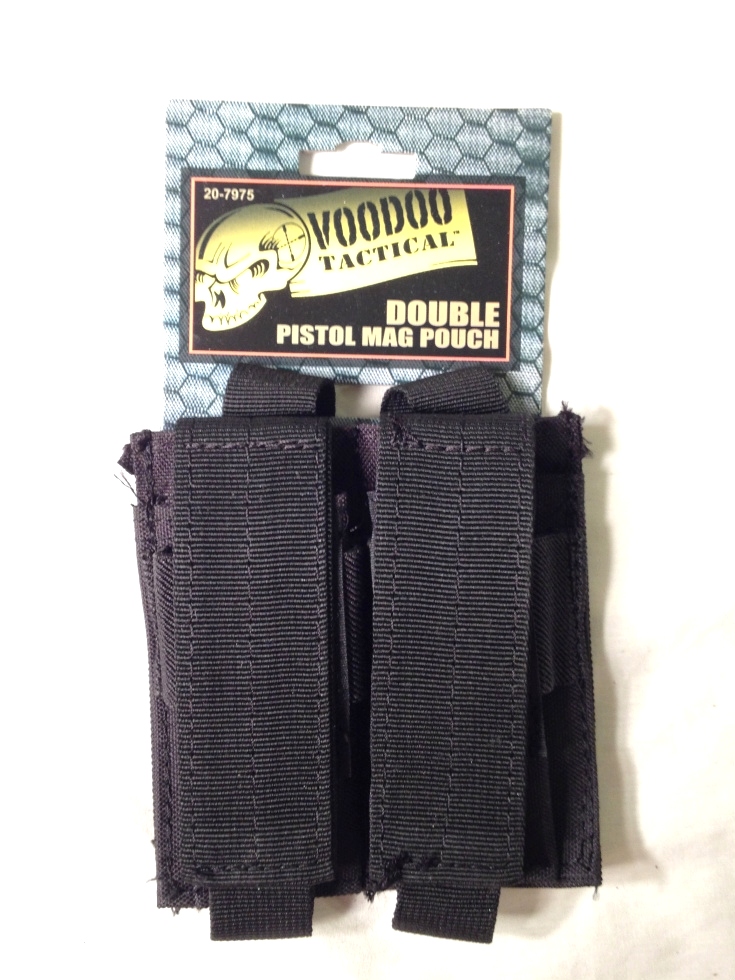 Voodoo Tactical Double Pistol Mag Pouch